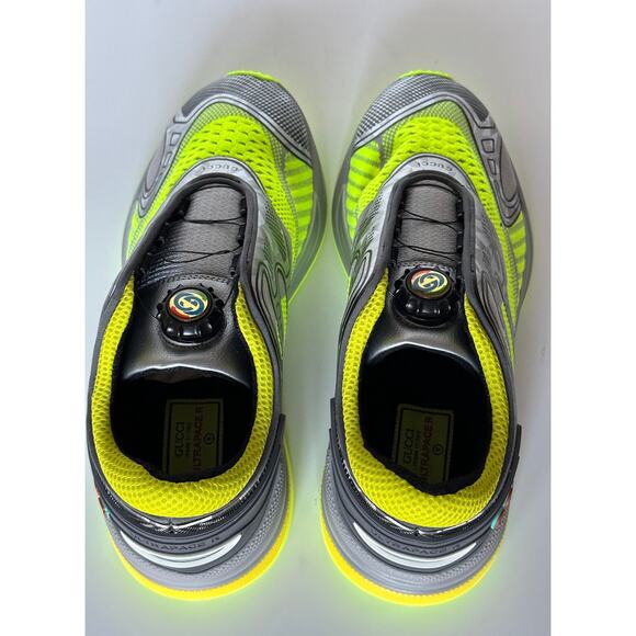 Gucci Ultrapace R Sneakers In Black and Green 6.5 US (Gucci 6) 620337 IT NIB main image 7